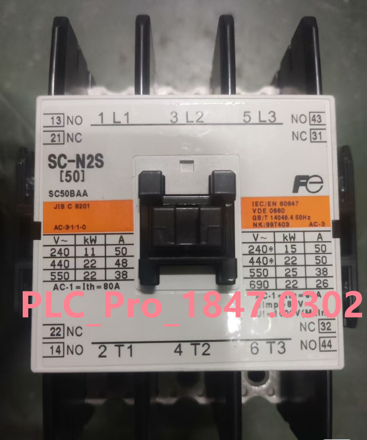SC-N2S 1PCS Brand NEW FUJI SC-N2S Magnetic Contactor 220V  Fast delivery