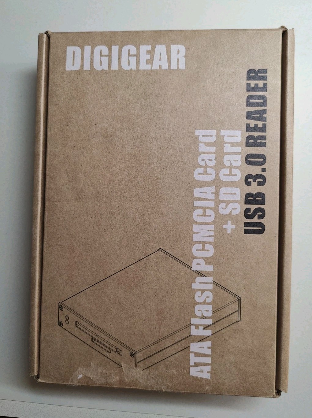 DIGIGEAR ATA Flash PCMCIA PC Card SD SDHC SDXC USB 3.0 Card Reader
