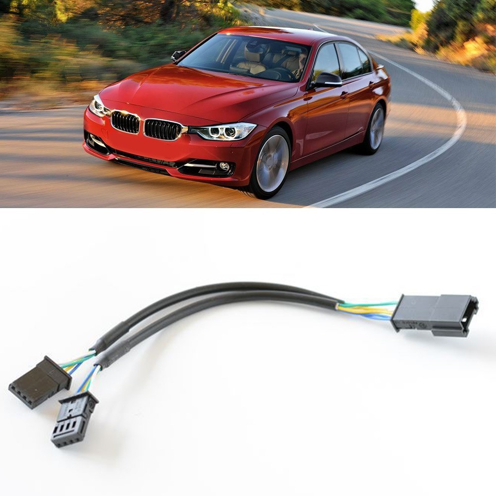 ECU Y Splitter Cable Adapter 15cm Length Black Cable Adapter Controller