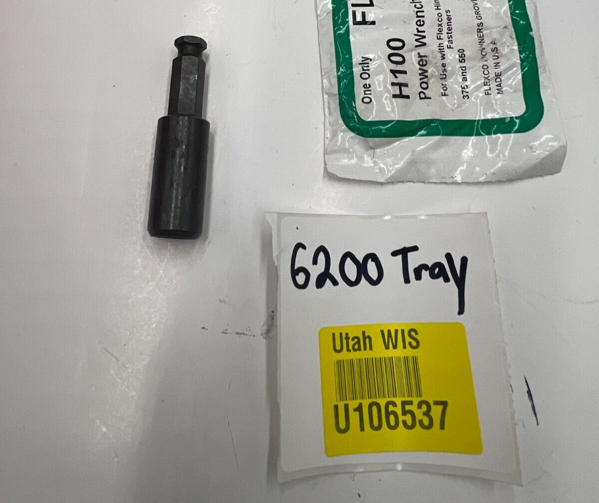 Flexco H100 Power Wrench 30446 for use with Flexco Hinged Bolt Fasteners
