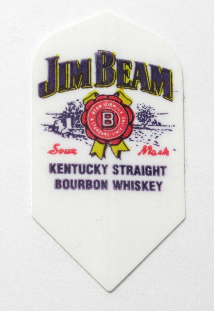 5 sets (15 flights) JIM BEAM Slim Poly Flights - 75 Micron with tracking