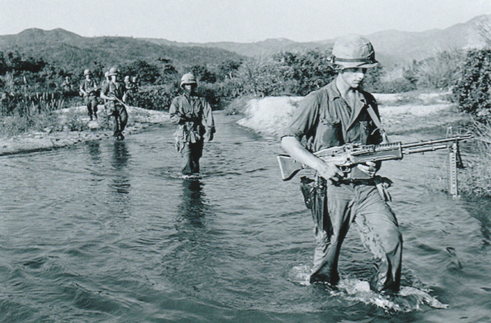 Vietnam  War  Photos --  US Soldiers - On Patrol
