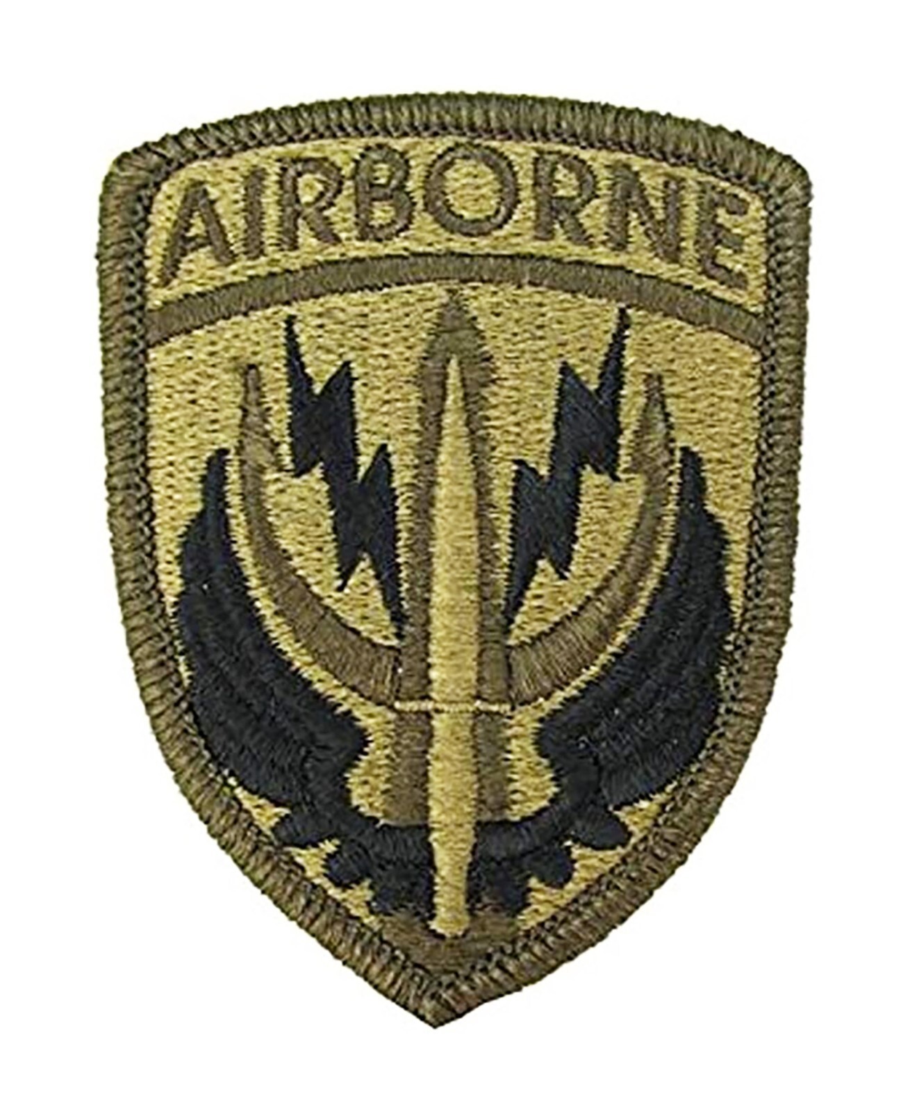 U.S. Army Special Ops Command Central OCP Patch ABN tab w/ hook fastener (each)