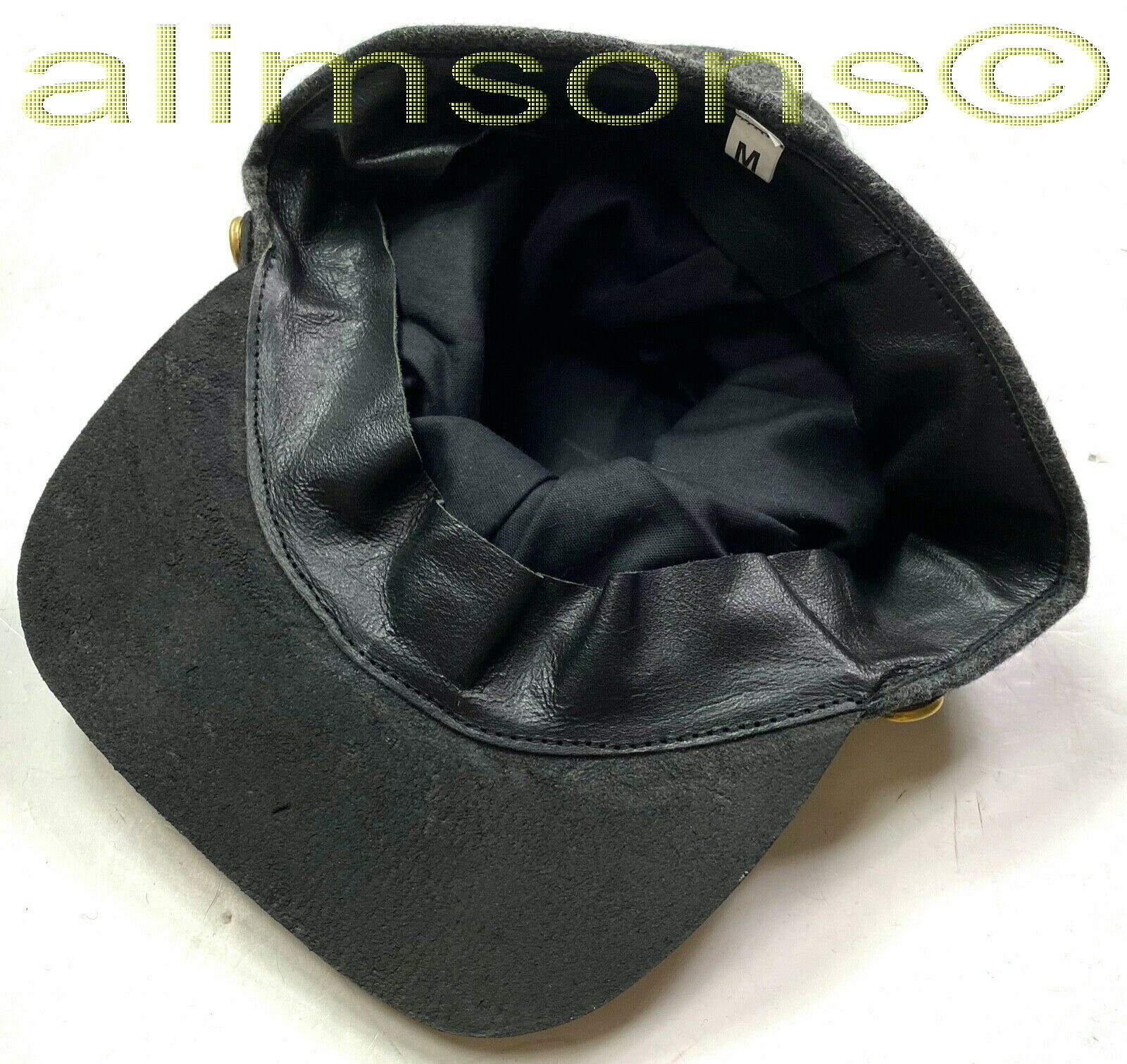 CIVIL WAR CSA CONFEDERATE DARK GREY WOOL FORAGE BUMMER CAP HAT-ALL SIZES!!!