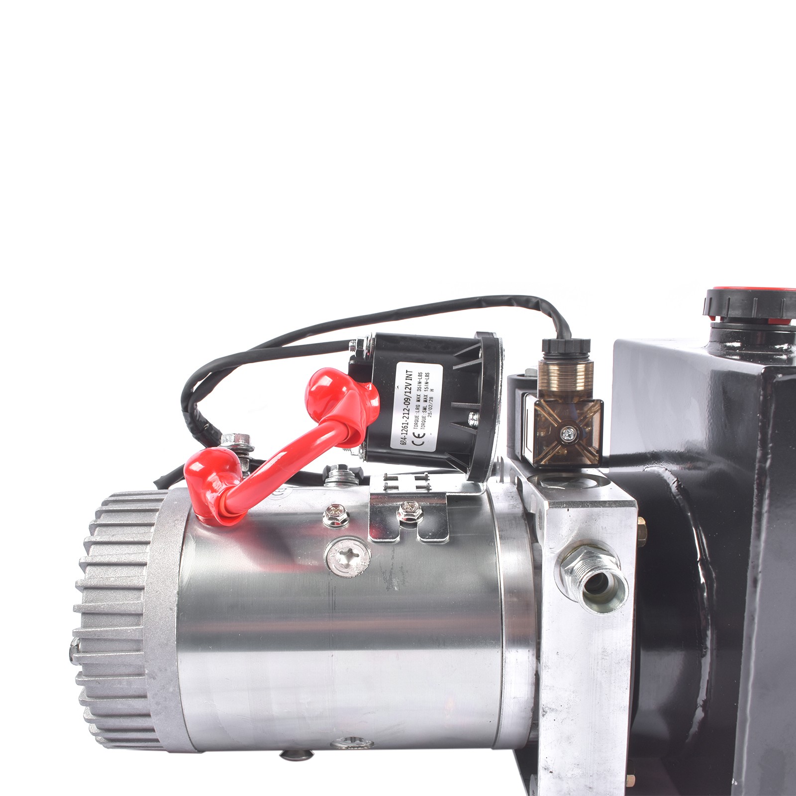 Single Acting 8 Quart 2 Gal Hydraulic Pump Dump Trailer Pump Power Unit 12V