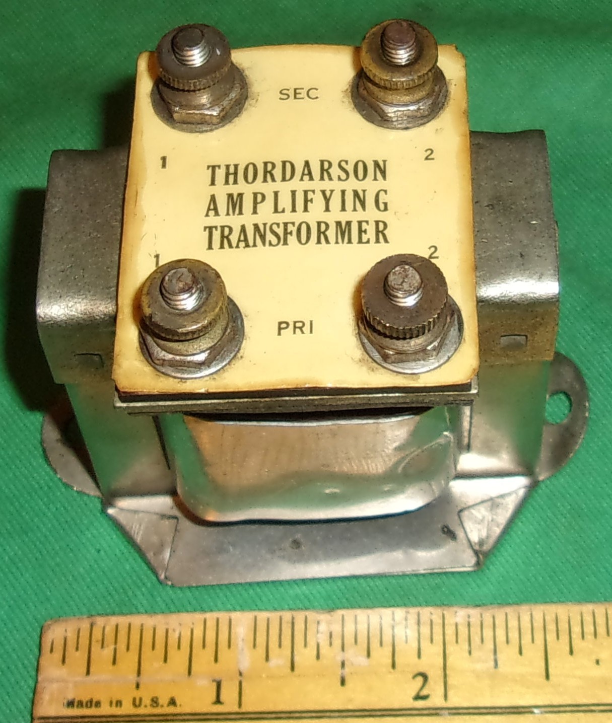 (2) Thordarson Amplifying Transformers Open Winding Radio/Audio (1920's)