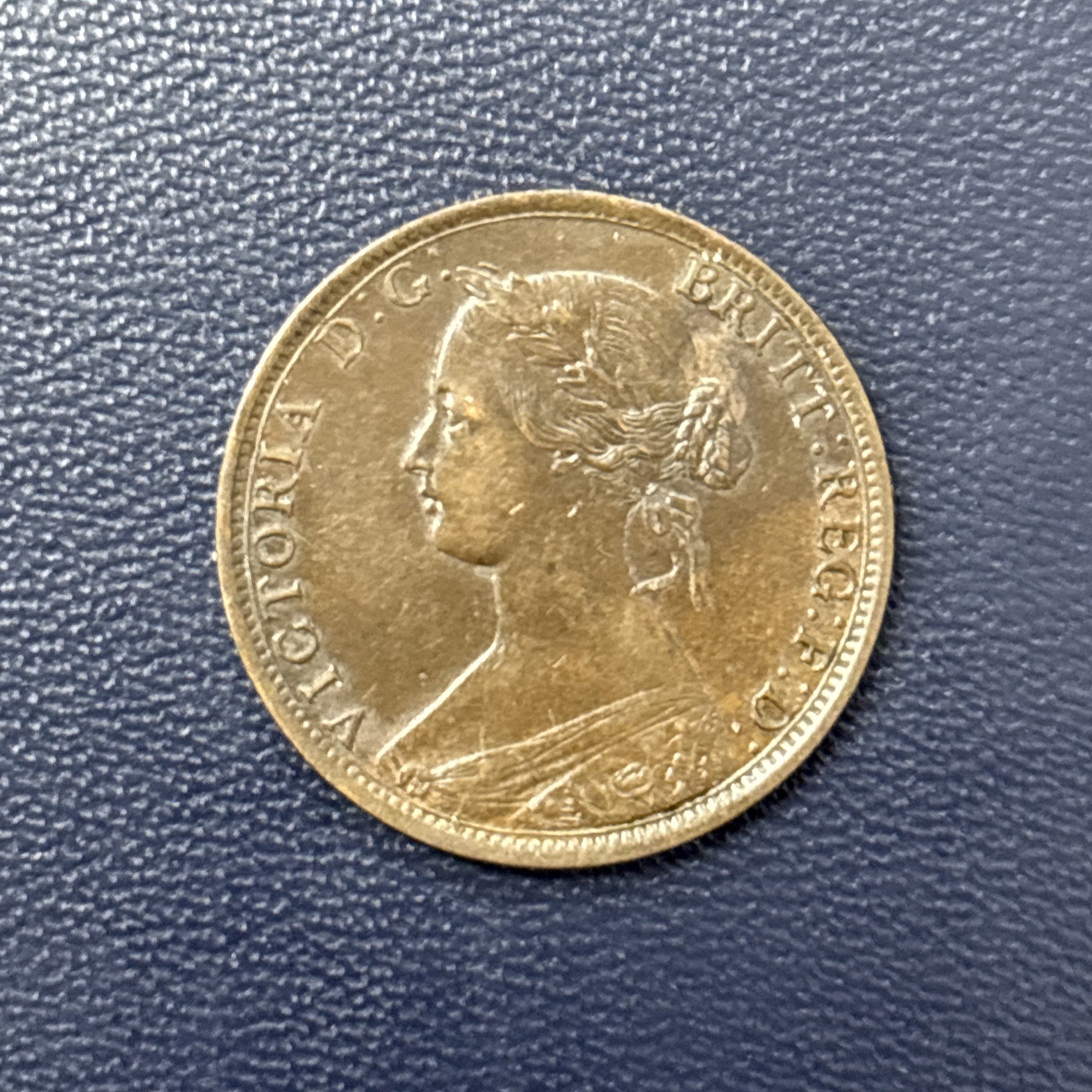 New Brunswick One Cent Coin 1864 KM# 6 Canada Queen Victoria
