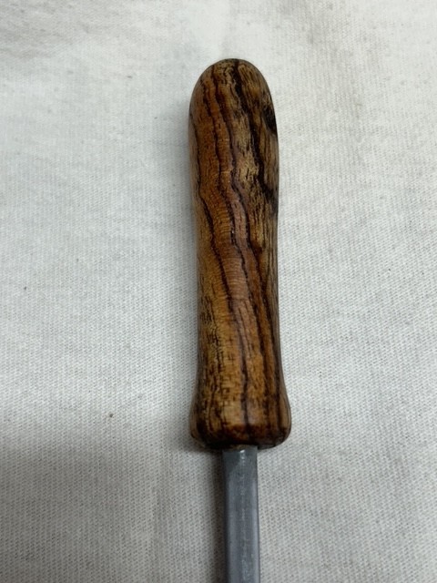 Custom Hand Made Sharpening Steel with Koa Handles