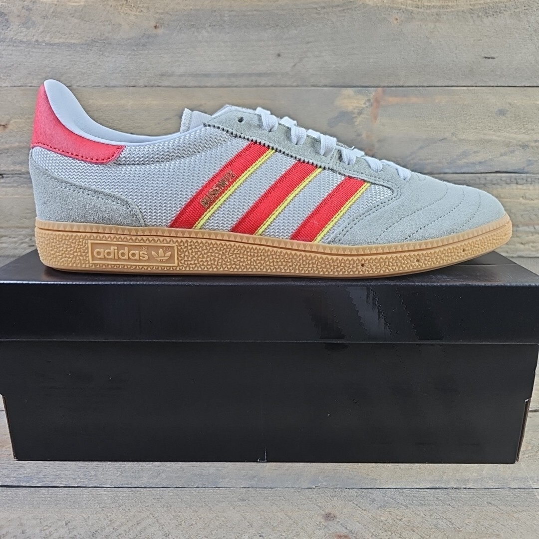 adidas Originals Busenitz Vintage Men's  Shoes Feather Grey/Red Sz 13  NIB