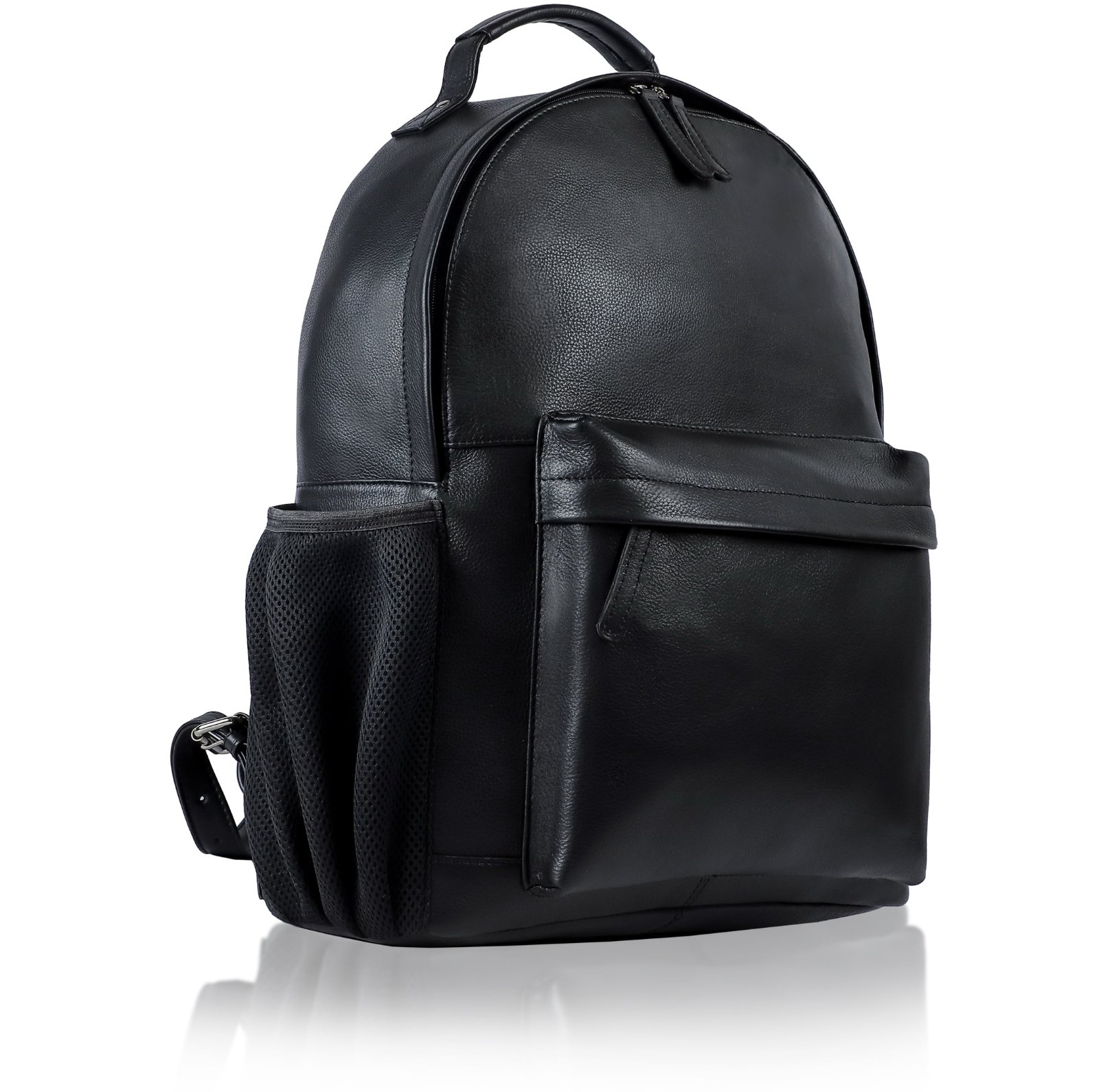 Genuine Leather Laptop Backpack Outer Pocket Fits 16" Laptop Backpack Men Women