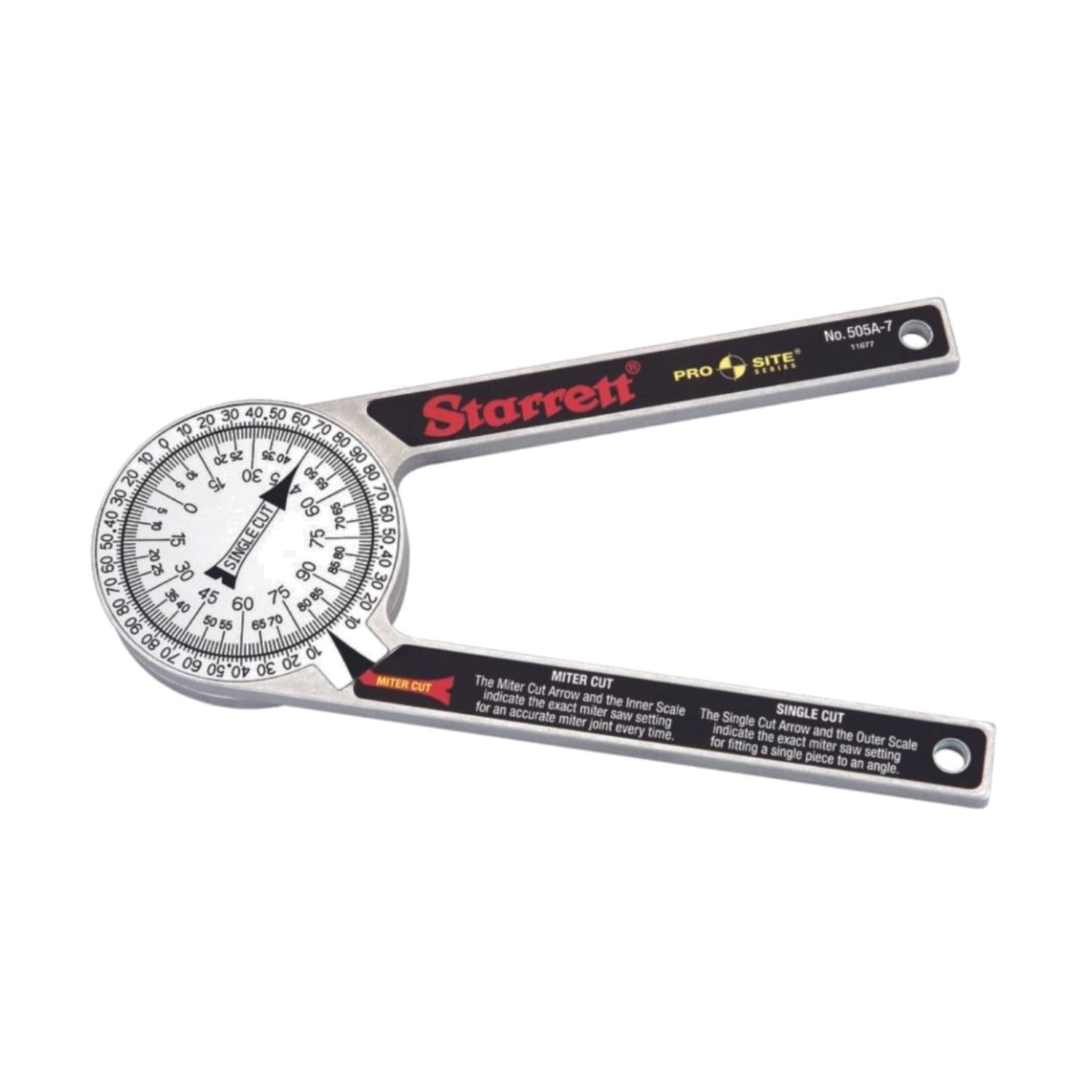 ProSite 7" Aluminum Miter Protractor for Home Improvement