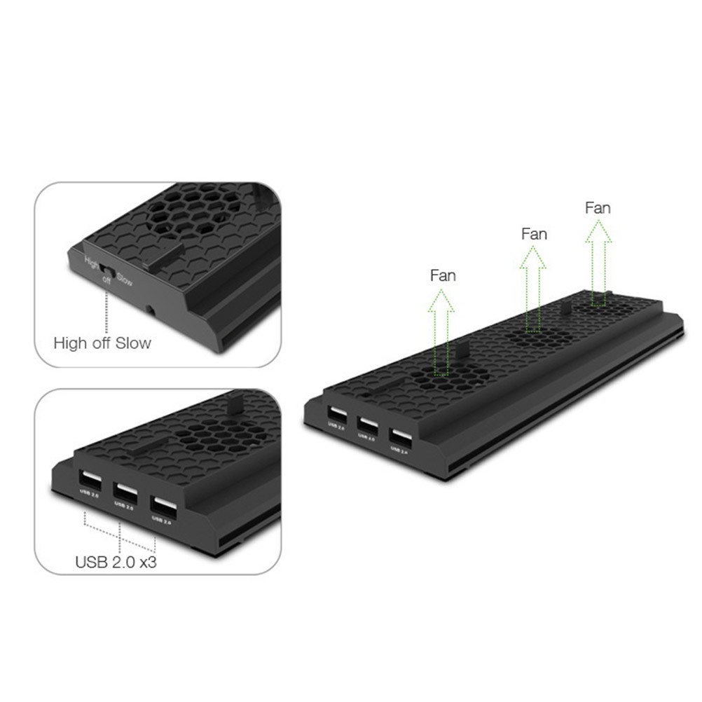 Desktop Cooling Fan Console Temperature Control for Game Machine