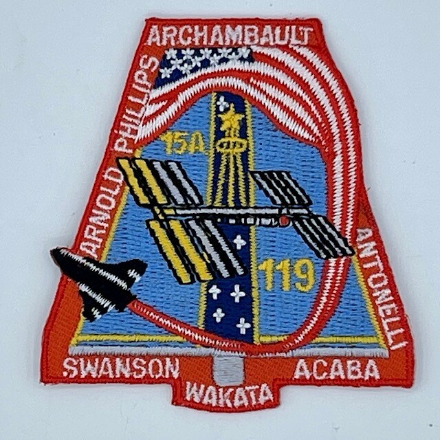 STS-119 Space Shuttle Embroidered Patch NEW - FREE SHIPPING