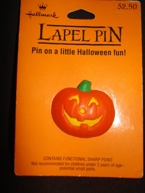 Hallmark Pumpkin Lapel Pin