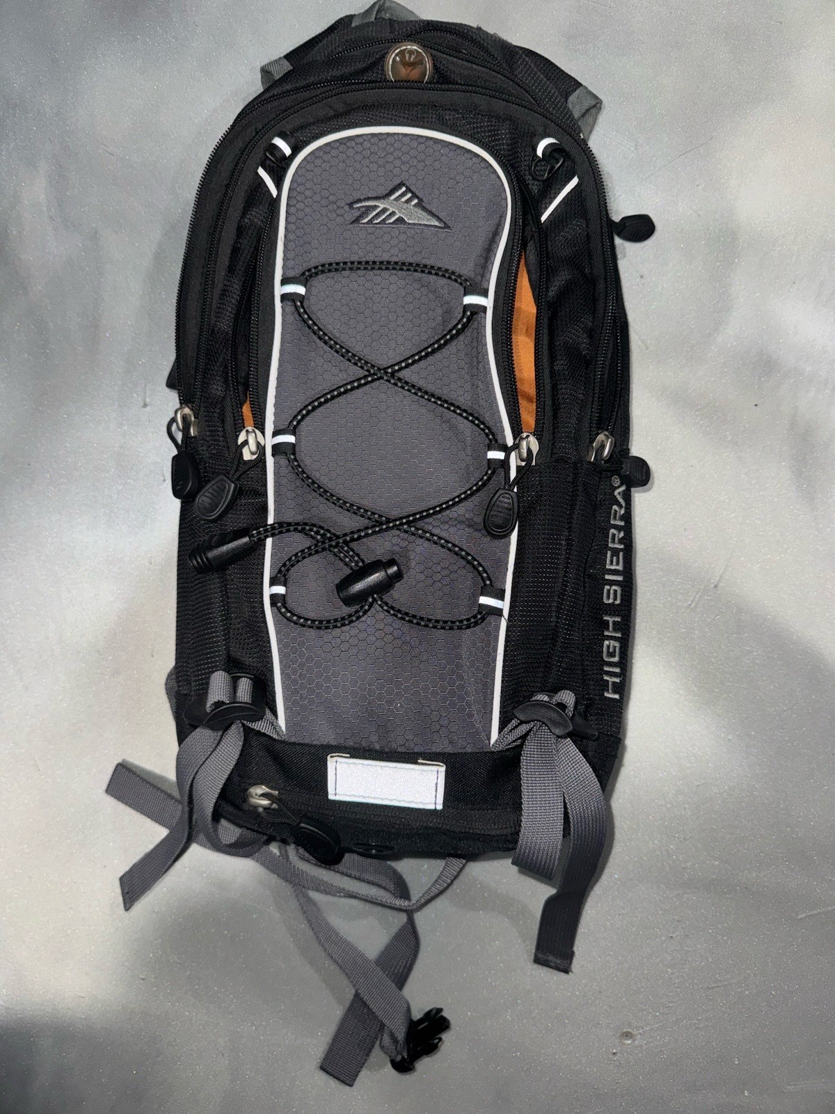 High Sierra Hydration Backpack w/ Water Bladder – Black/Gray – Great Condition!