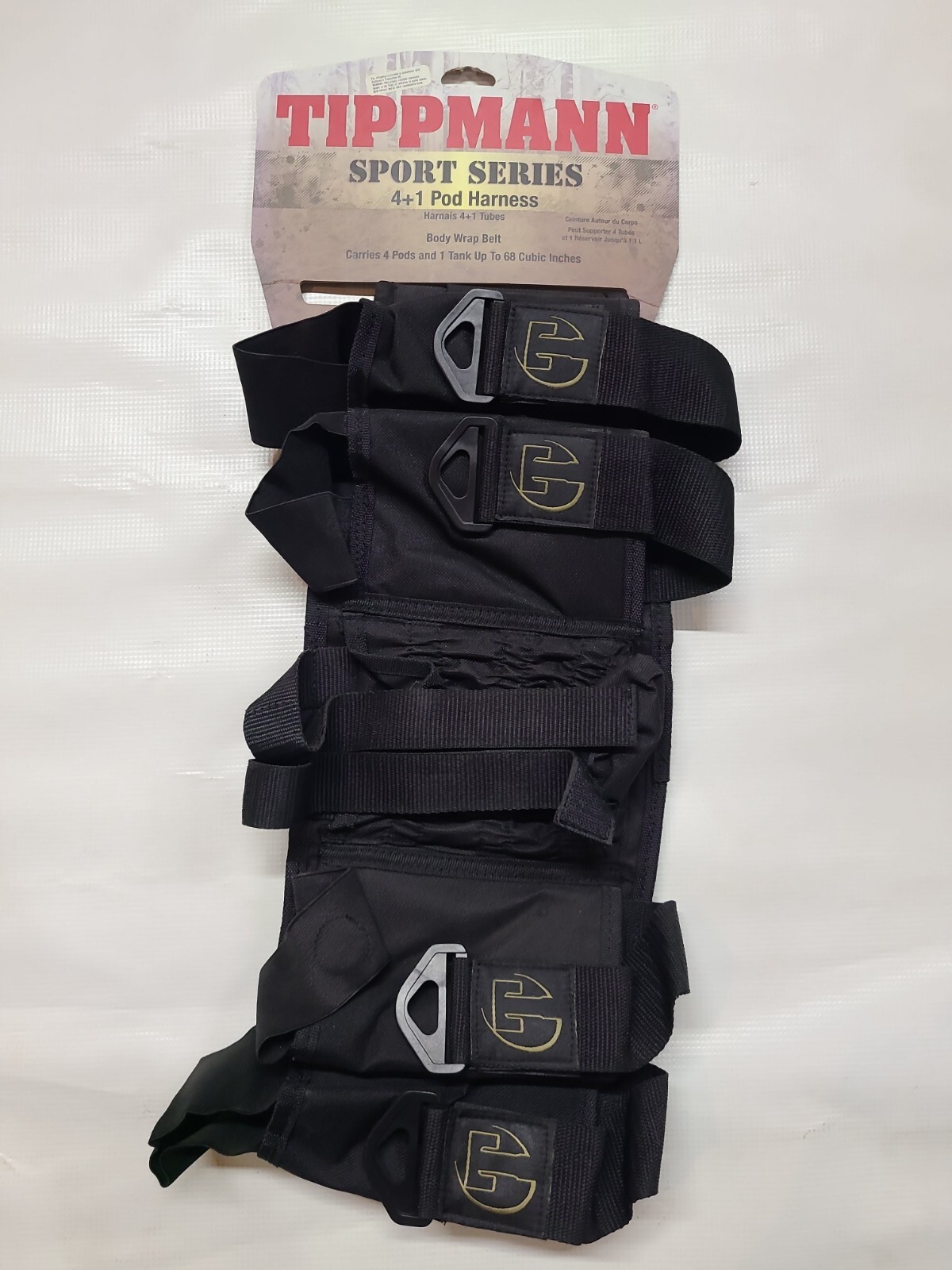 Tippman Sport Series 4+1 Pod Harness Black