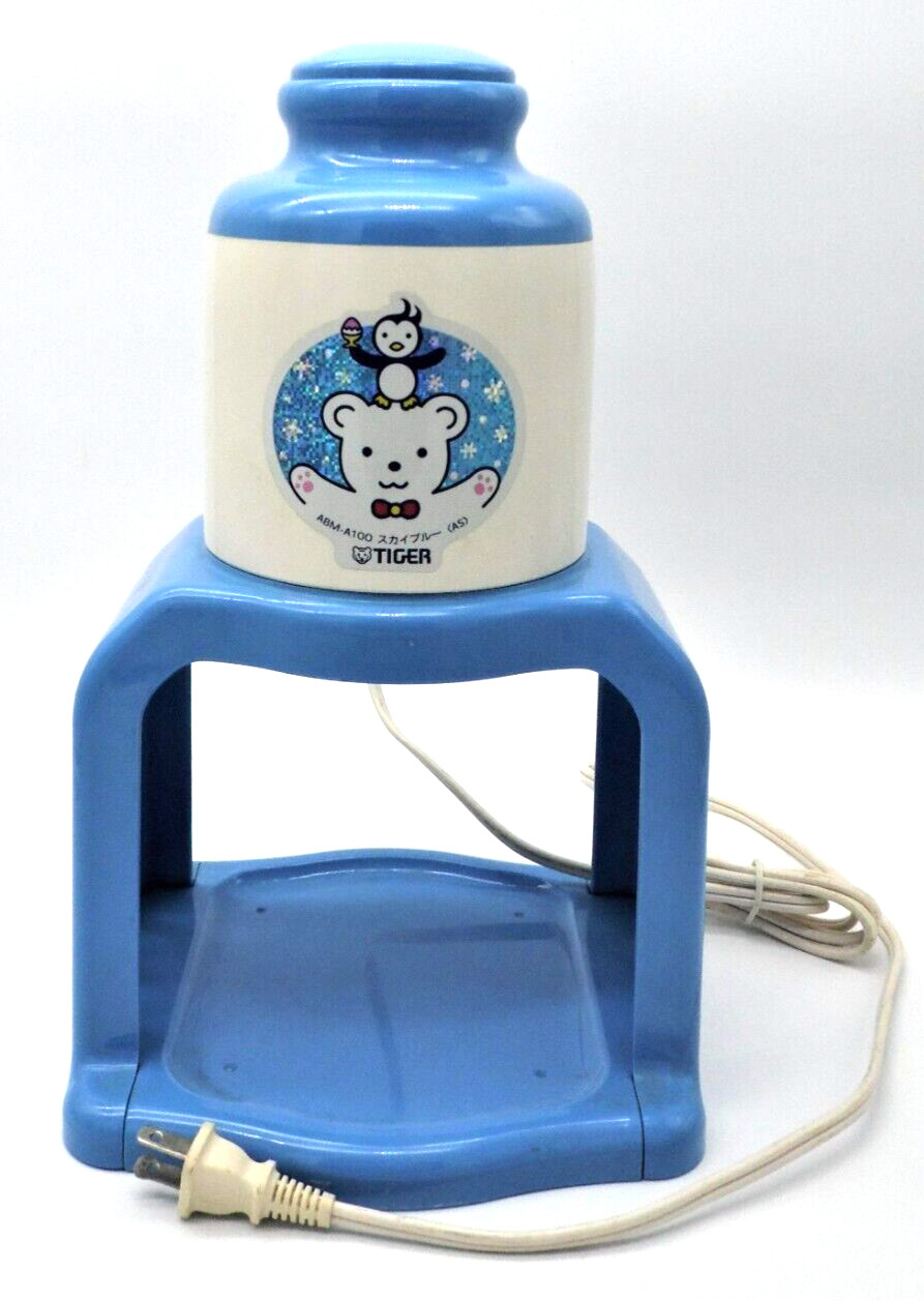 Tiger Snow Cone/Ice Crusher machine Electric Vintage Perfect for Halo-Halo