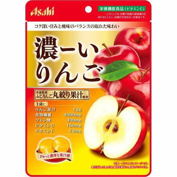 Asahi Rich Apple Candy 88g from Japan