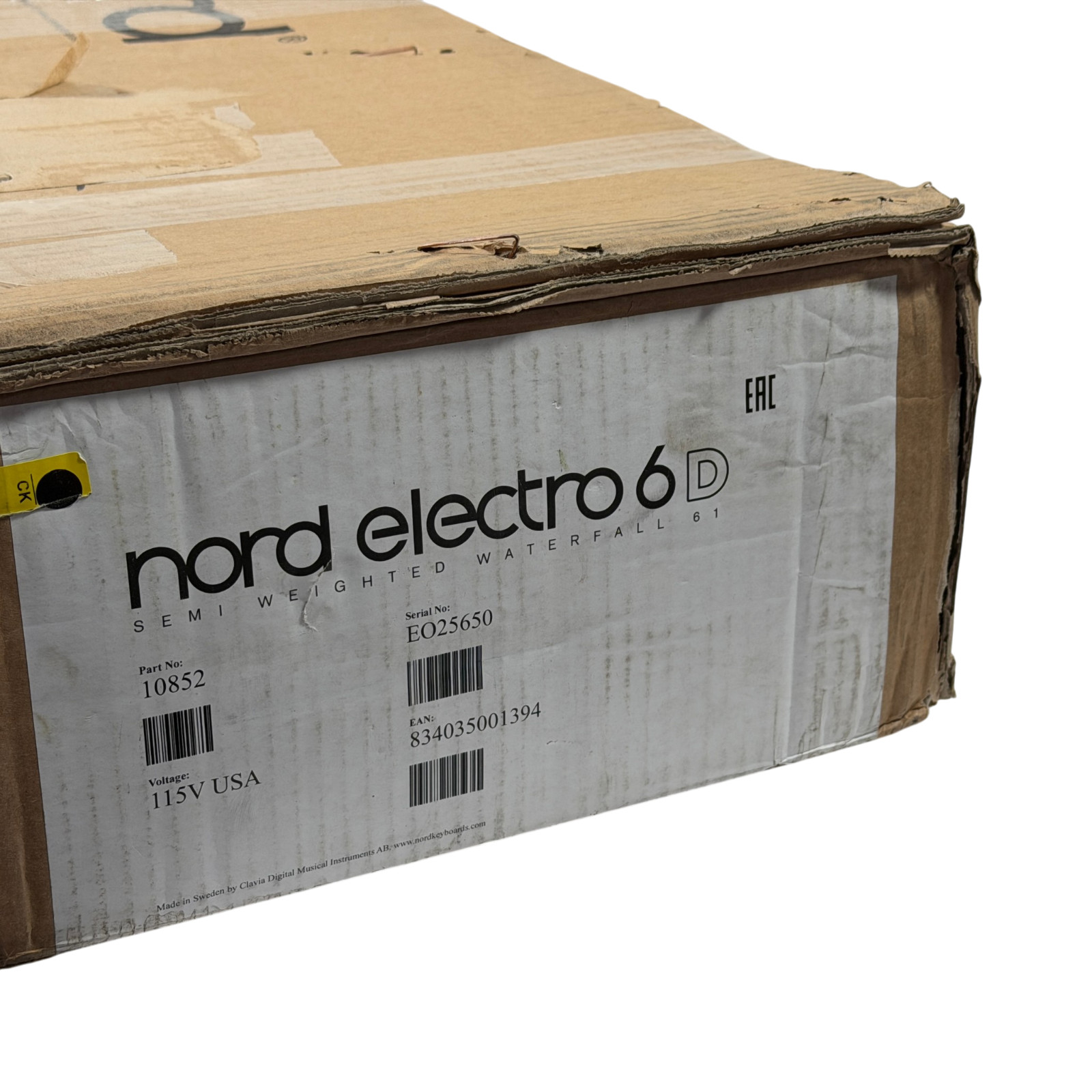 Nord Electro 6D 61 Stage Piano 61-Note Semi-Weighted Waterfall Keyboard Open Box
