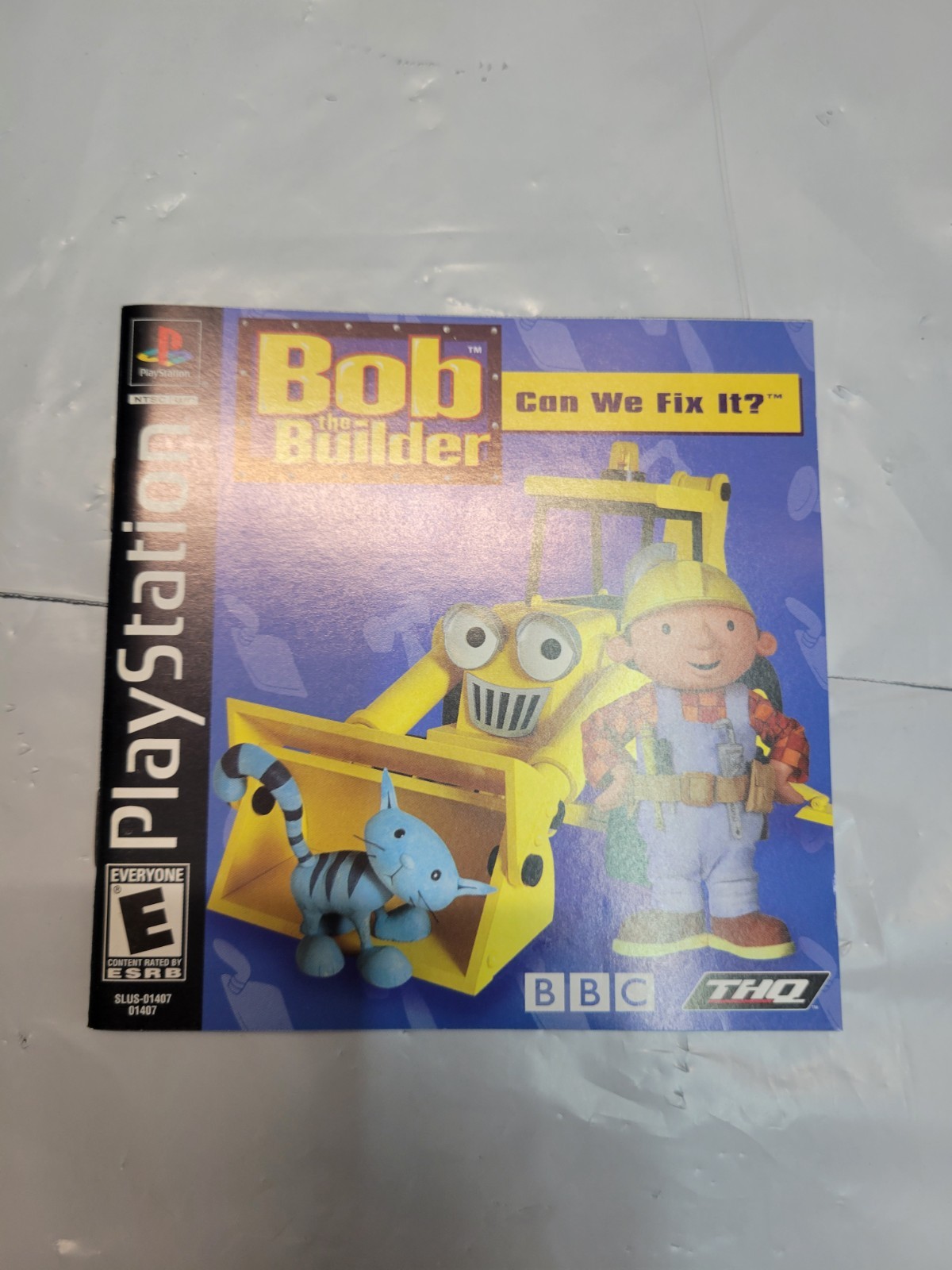 Bob the Builder Can we fix it? Playstation PS1 Original Replacement Manual Only