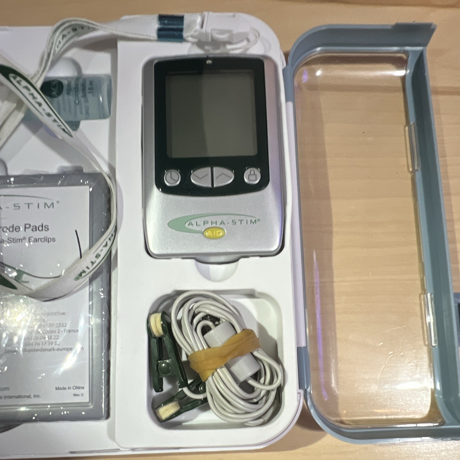 Alpha-Stim AID Device Kit Tested & Working