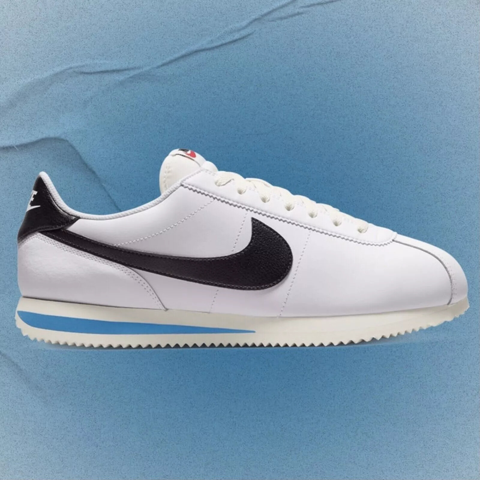 Nike Cortez '23 Shoes White Black Photo Blue Retro Sneakers DM4044-100 Mens Size