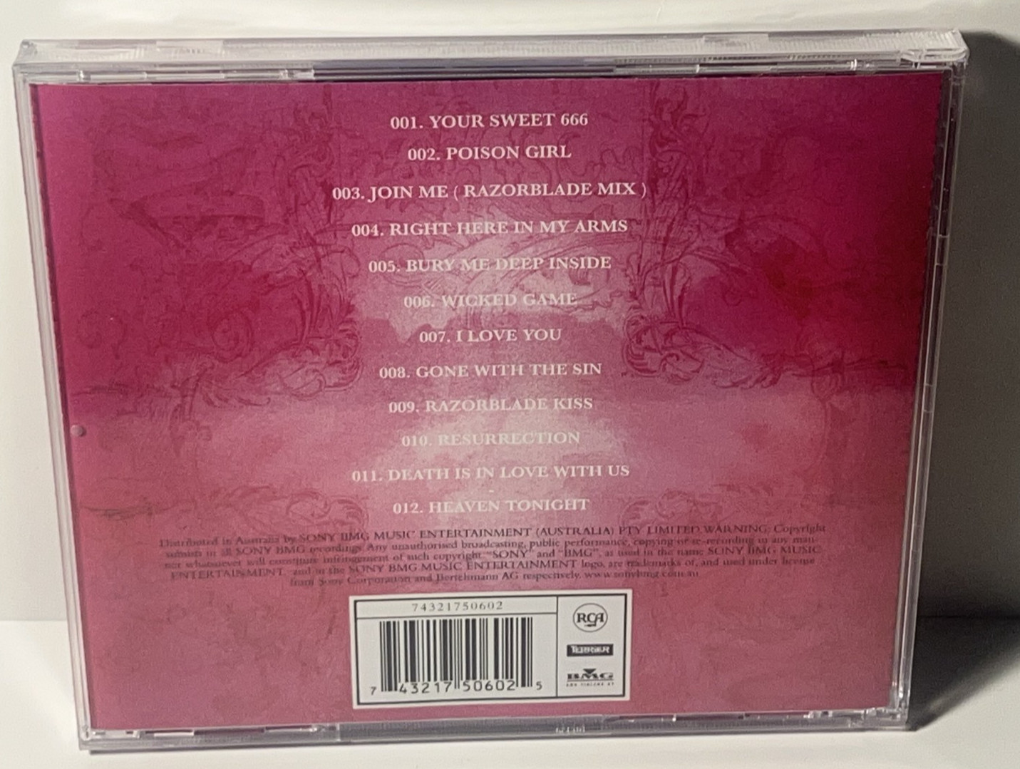 Razorblade Romance by HIM New CD