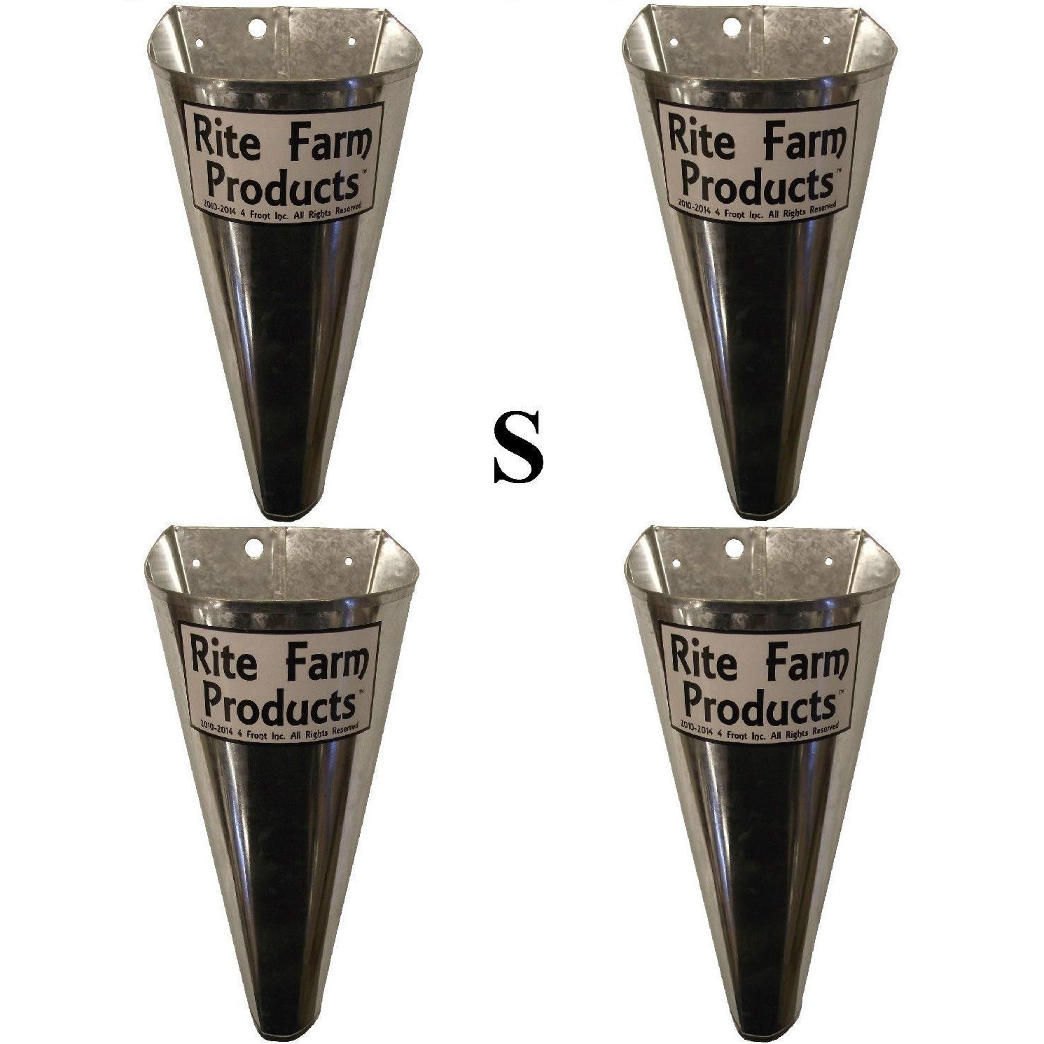 4 PACK-SMALL- RESTRAINING KILLING KILL PROCESSING CONES FOR POULTRY CHICKEN FOWL