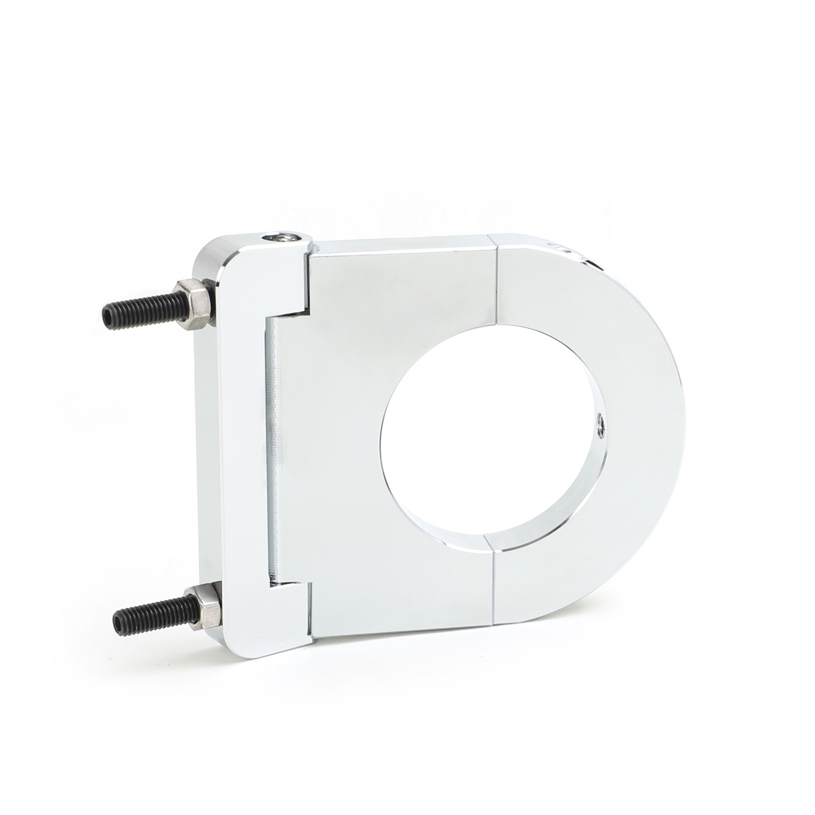 Chrome Universal Aluminum Street Rod 2" Steering Column Drop Bracket 2 1/2" Drop