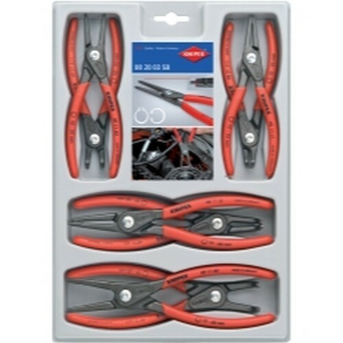 Knipex Tools Lp 002004SB 8 Pc. Precision Circlip Snap- Ring Plier Set NEW!