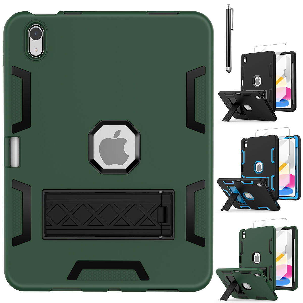 For Apple iPad 10th Gen 2022/iPad (A16) Case Protective Heavy Duty Stand Cover