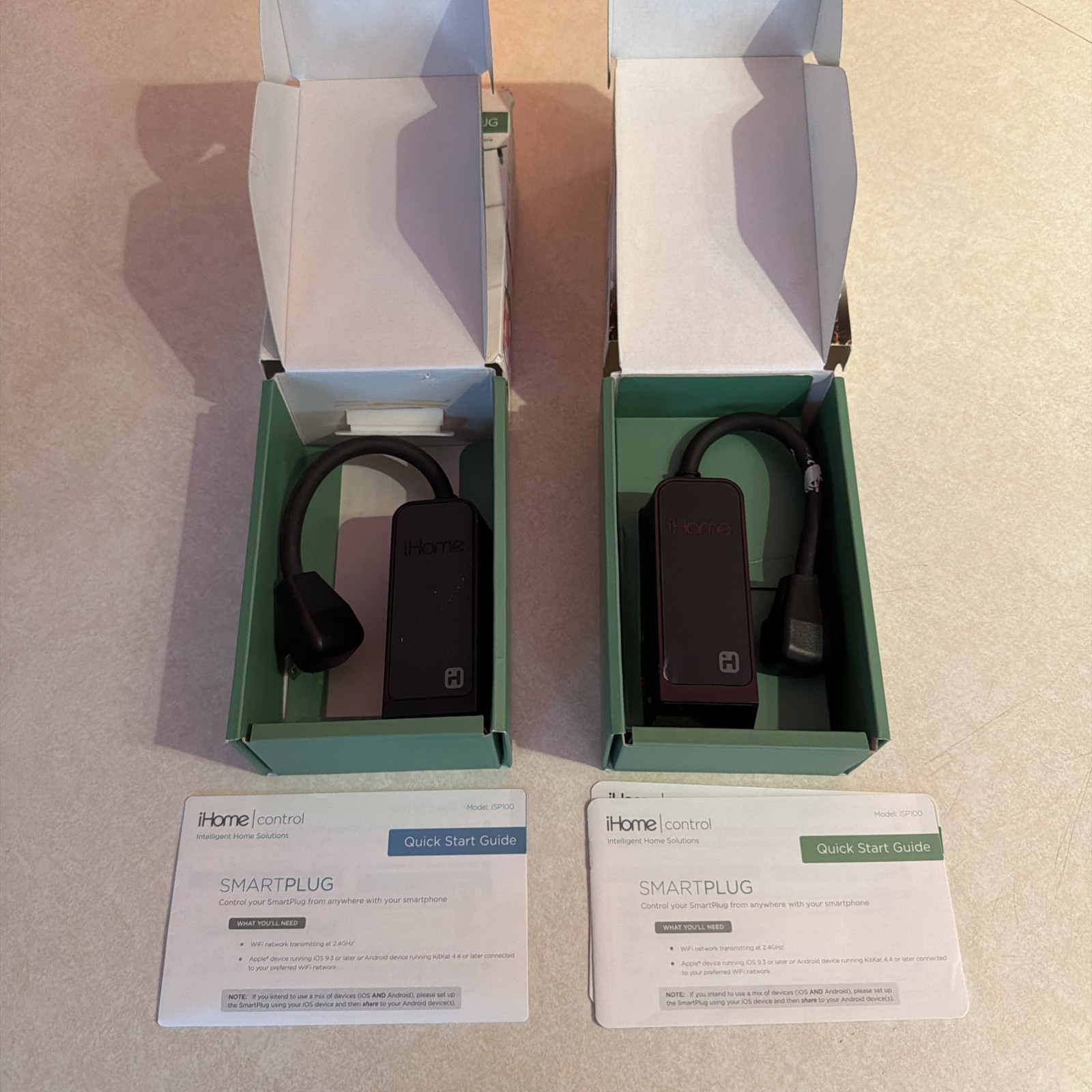 2pk iHome Control Wifi Outdoor Water Resistant Smart Plug ISP100 PARTS