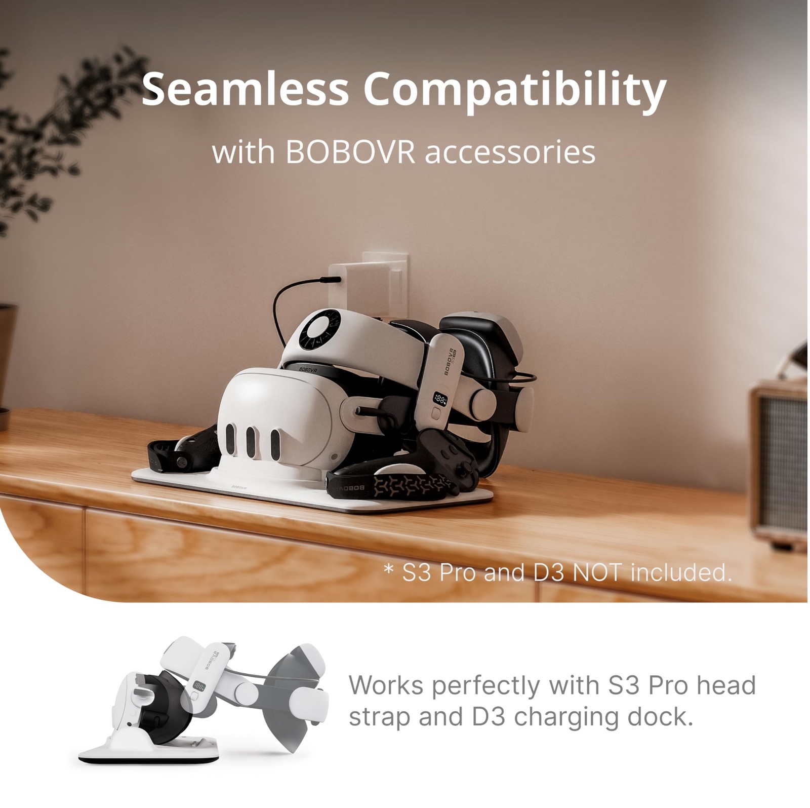 F3 Interface,with Quest 3, Cooling Cover with 3-Channel Ventilation, Adjustab...