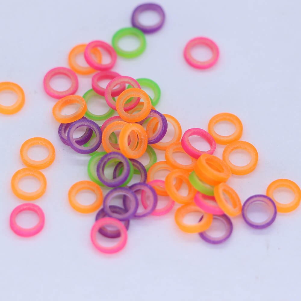 10Pcs Dental Orthodontic Elastic Bands Multi-Color 5 Sizes Available