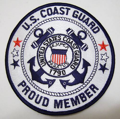 USCG PATCH PROUD MEMBER:KY10-2