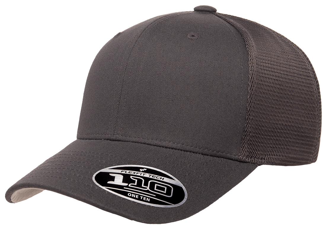 Flexfit Trucker Hat 110 6 Panel Adjustable OSFM Mesh Cap 2-Tone Flex Fit 110M/MT