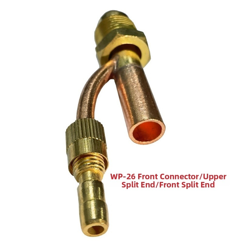 Copper Front Fitting for WP 26 Welding Torch Split Upper End 59mm Long