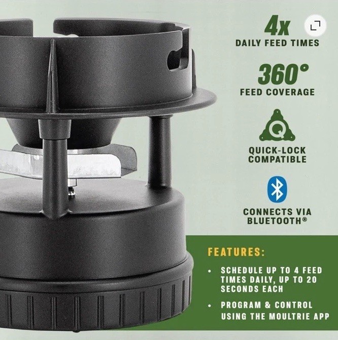 All-In-One II Feeder Kit With Bluetooth Control and 360-Degree Feed Coverage