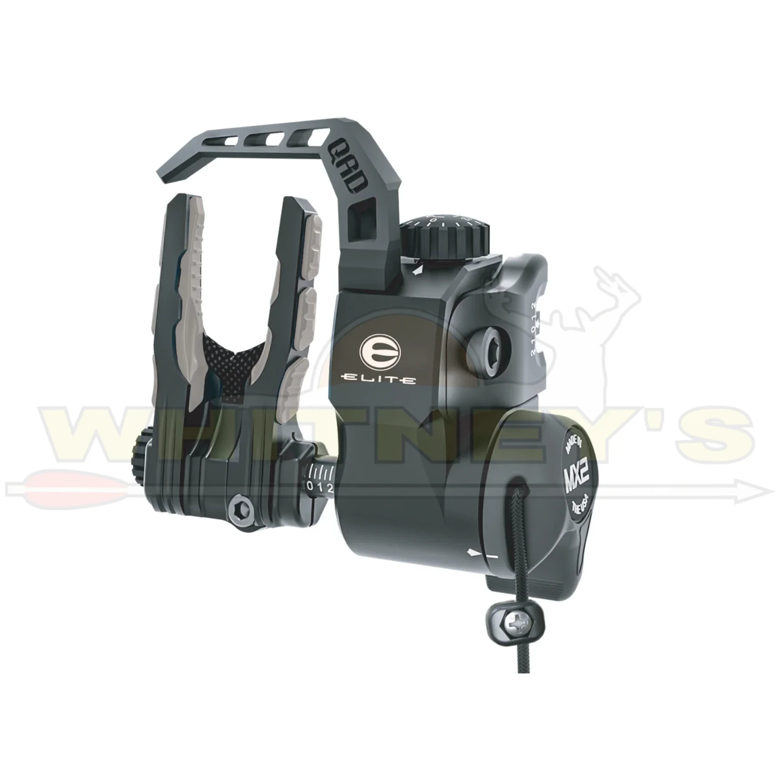 Elite Ultrarest Intergrate MX2 Rest - Black - Right Hand - QD-00013