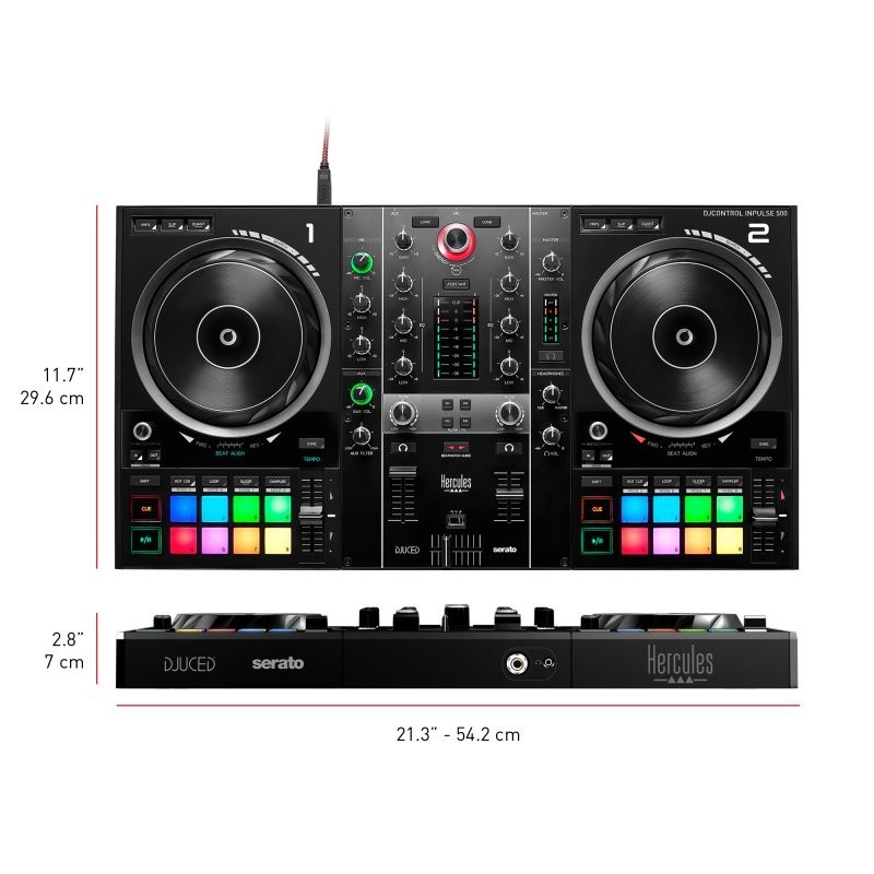 Hercules DJControl Inpulse 500 Controller - Black