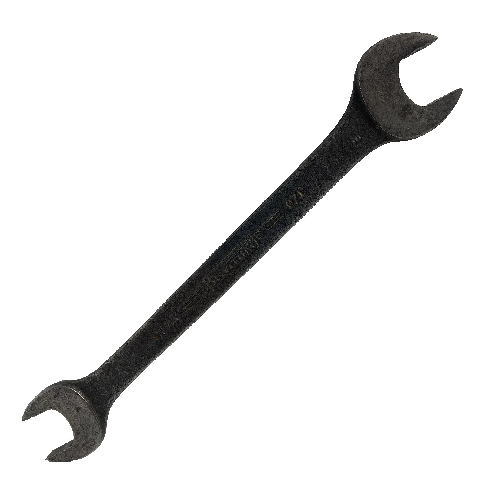 3/4" x 11/16" Open-End Wrench Williams 29B - USA - Good - 9"