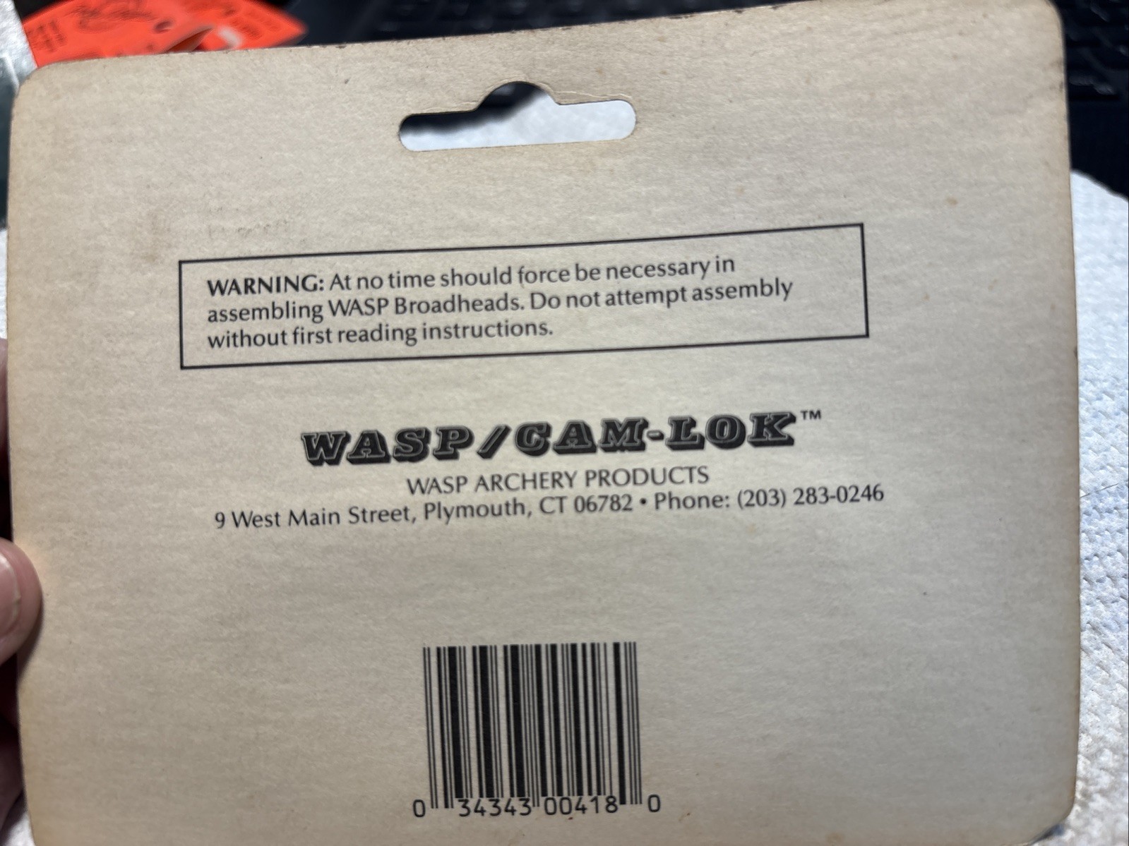 Wasp Replacement Blades For Cam-Lok 418C