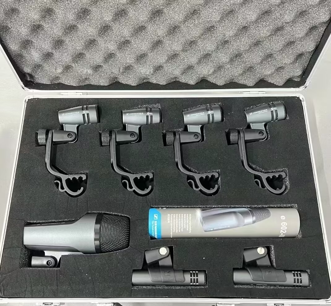 Sennheiser Drum Kit 600 e600 Drum Mic Package with Case e602 e604 e614