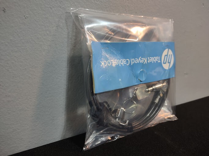 OEM HP 6Ft Tablet Keyed Cable Security Lock T8X45AA HP Elite x2 1012 G1, No Docs