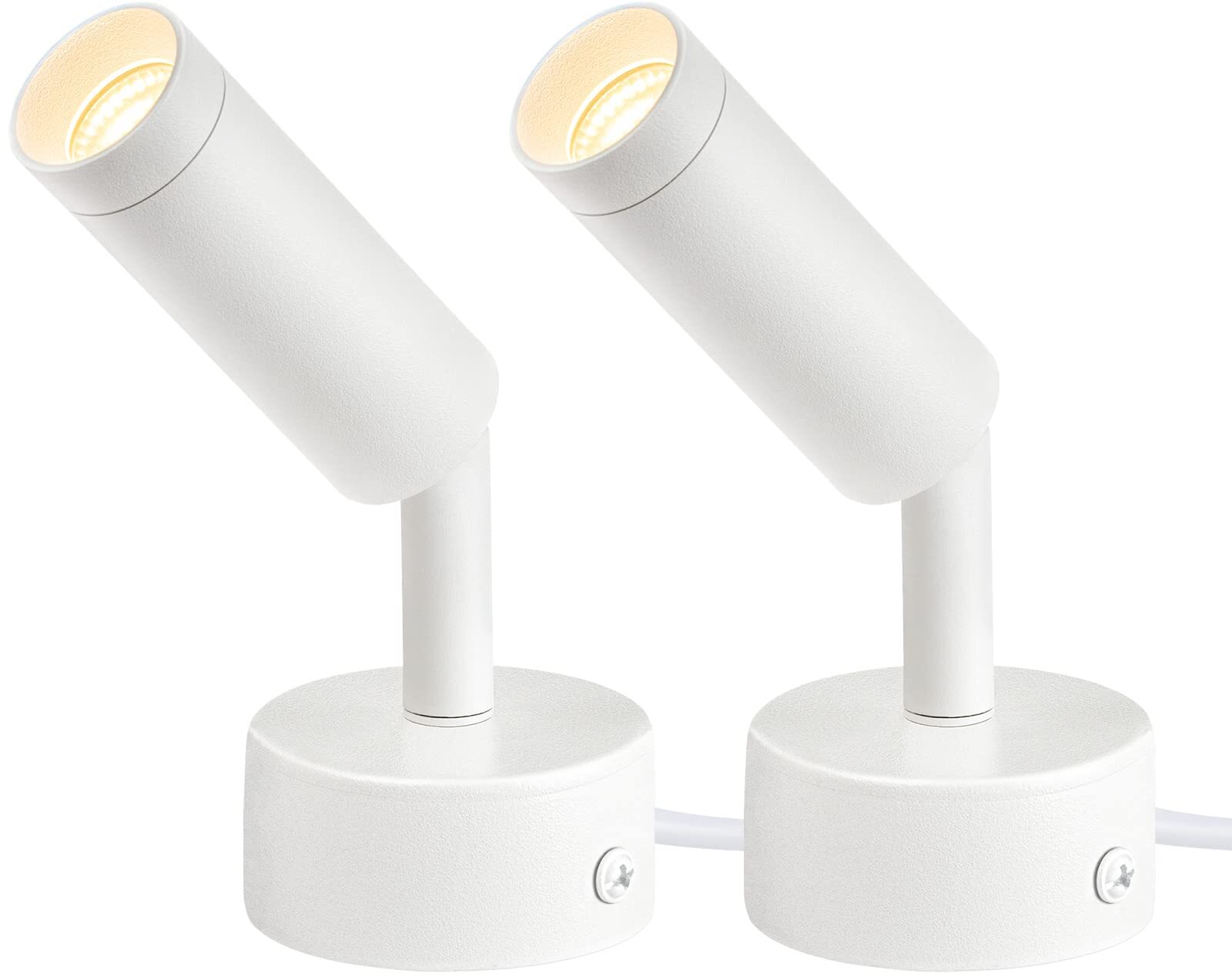 2 Pack Spot Lights Indoor 120v Up Lights Indoor Led Accent Spotlight 3w Plant Sp