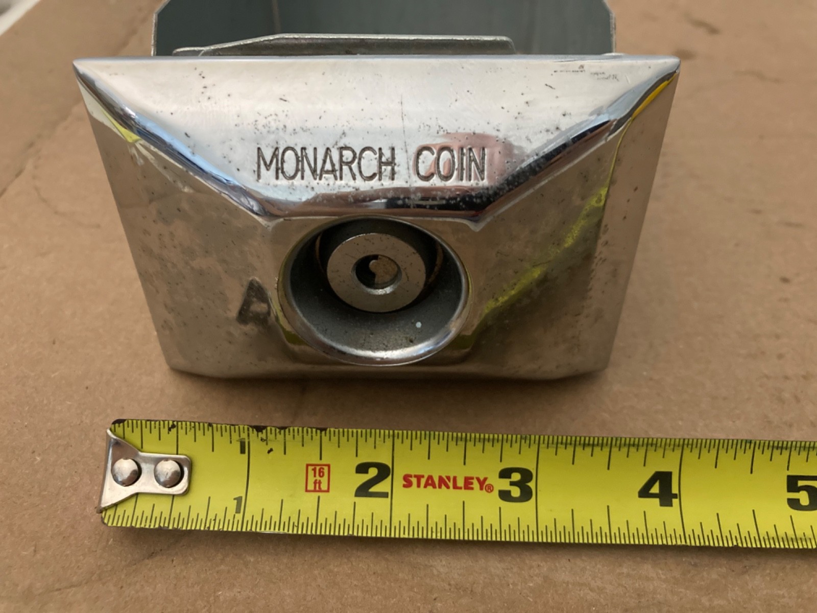 Monarch Coin Money Box NO KEY For Commercial Washers & Dryers BOX ONLY  NV5 key