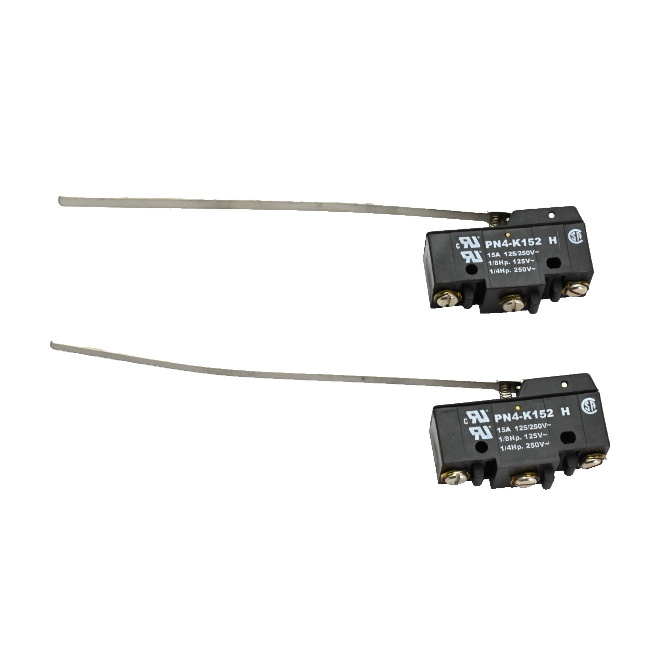 Lot of 2x Honeywell PN4-K152-H Snap-action Microswitches PN4-K152, 15A, 125/250V