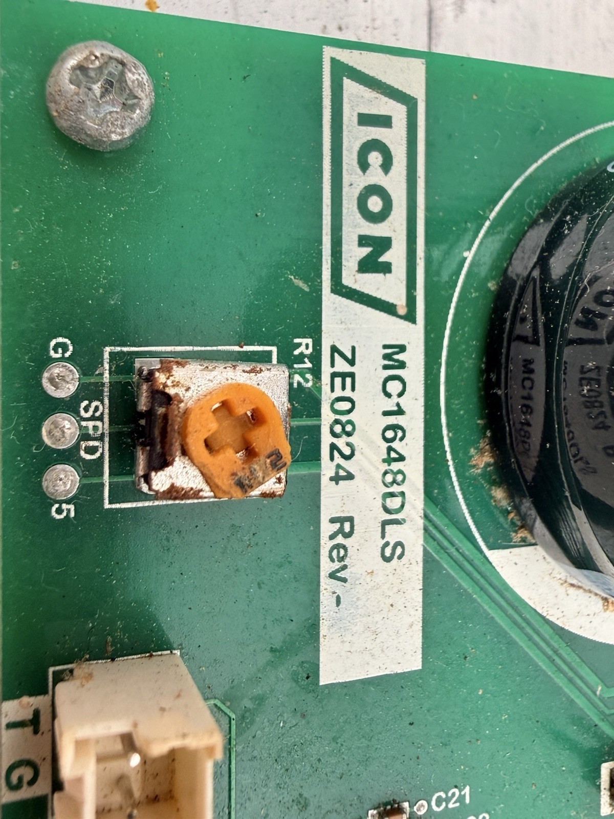 NordicTrack Commercial 1750 Motor Control Board MC1648DLS Lower Controller