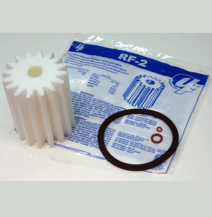 Two RF-2 MICRON FUEL OIL FILTER, Gen 2A-700A, 2A-700B, Uni 99, S-252, XF-1, 2A