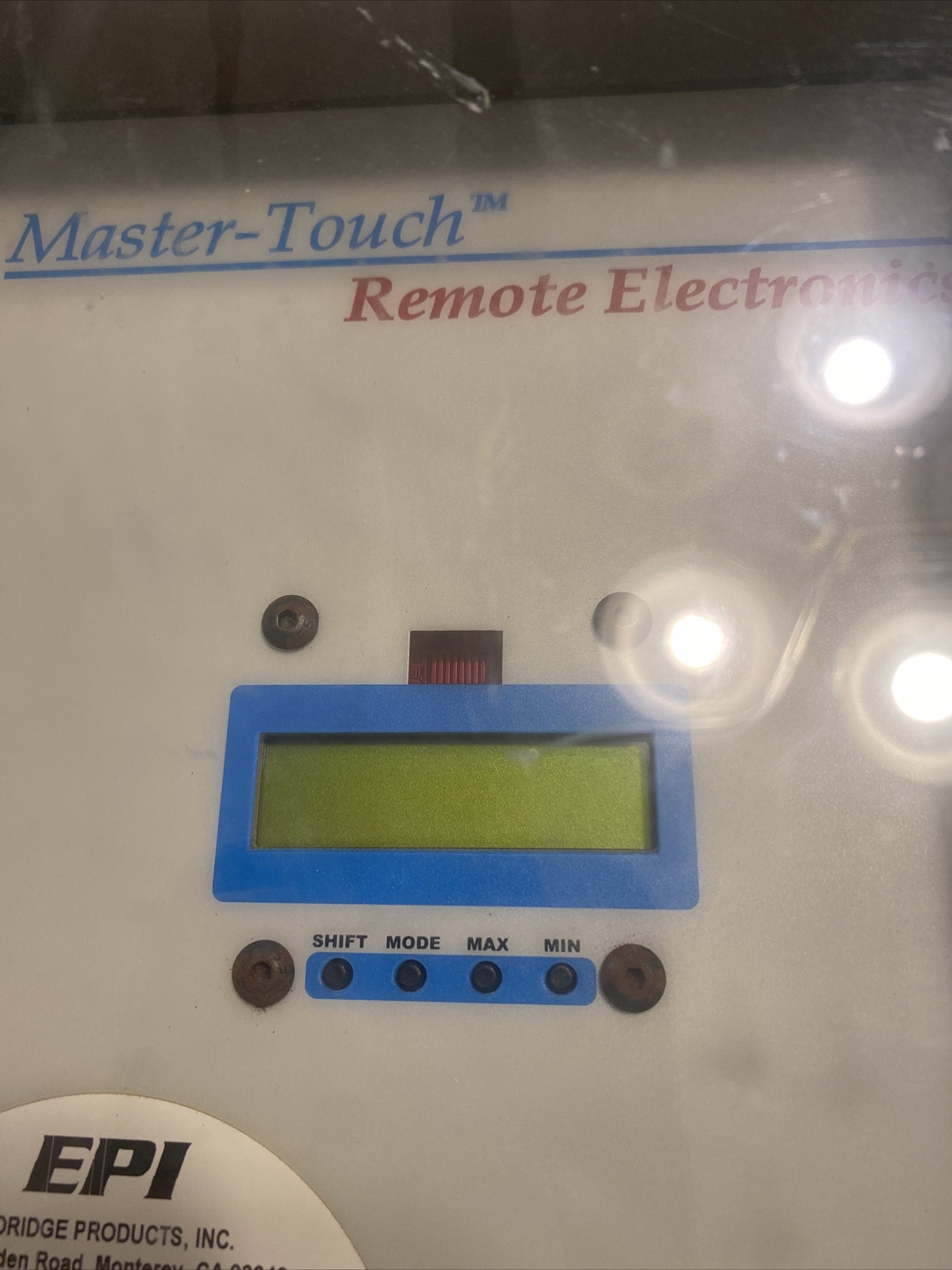 EPI Master-Touch Series Remote Electronics 8132-SSS-133-AC115